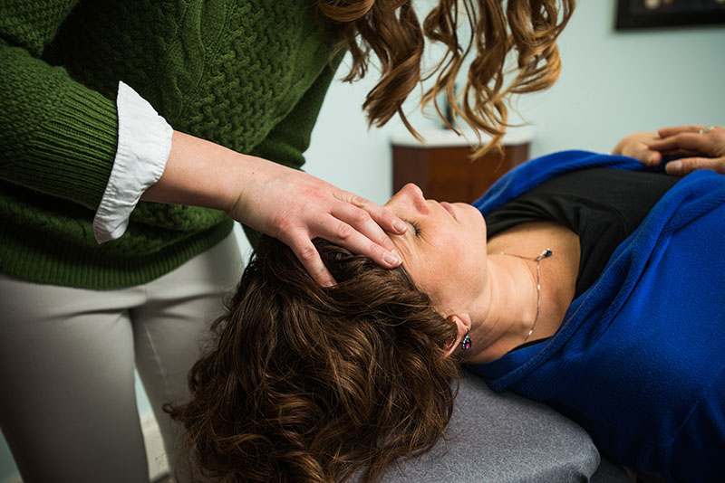 Craniopathy being done in Rhode Island